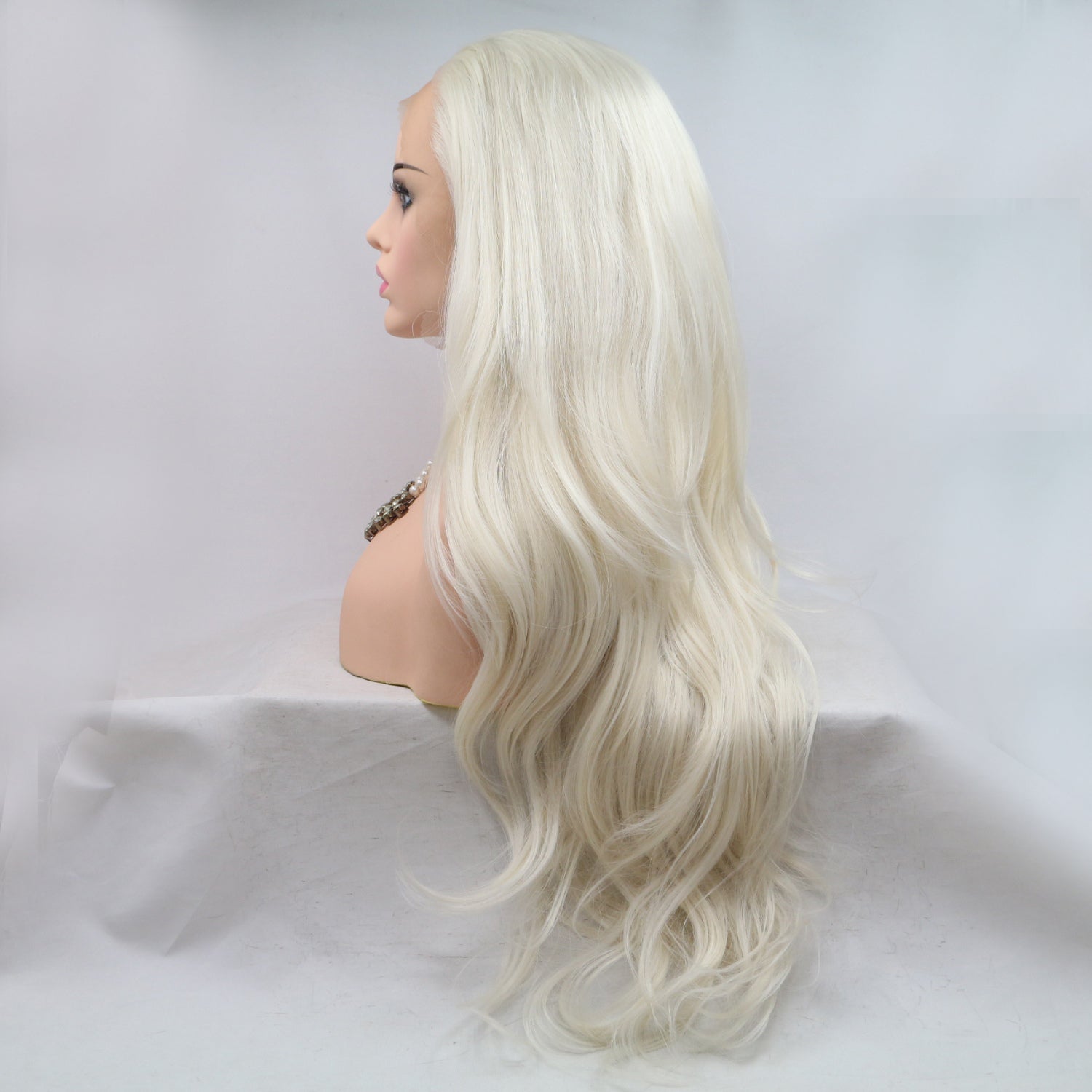 13*3" Lace Front Wigs Synthetic Long Wavy 24" 130% Density - Runway Regalia