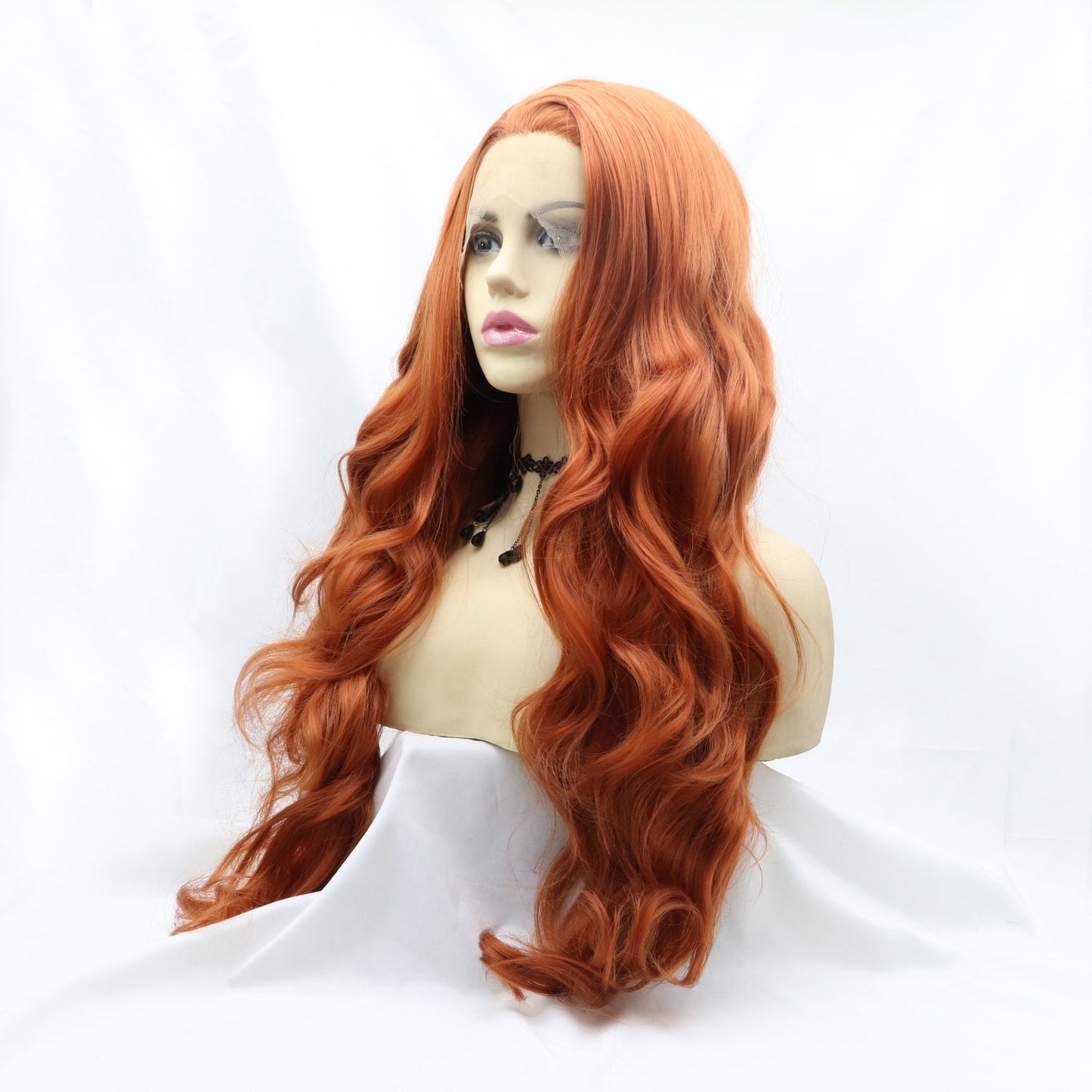 13*3" Lace Front Wigs Synthetic Long Wavy 24" 130% Density - Runway Regalia