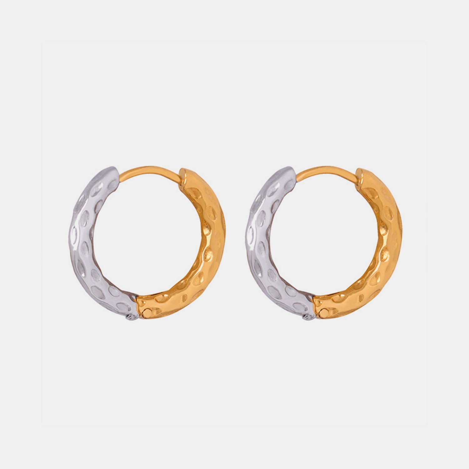 18K Gold - Plated Huggie Earrings - Runway Regalia