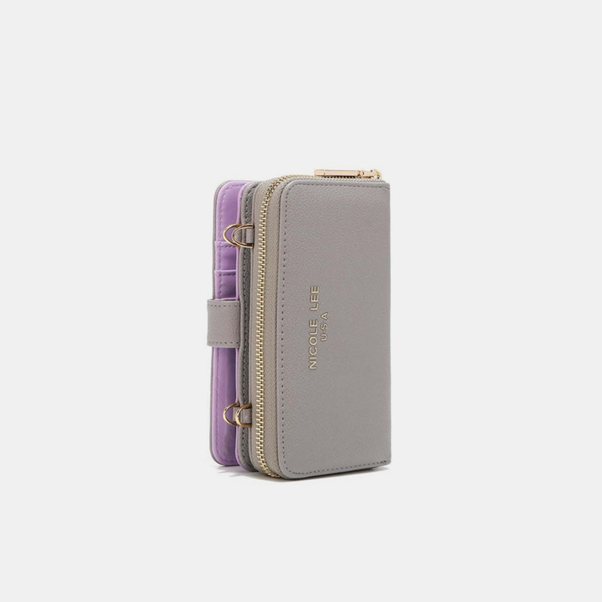 Cartera cruzada con funda para teléfono de dos piezas de Nicole Lee USA