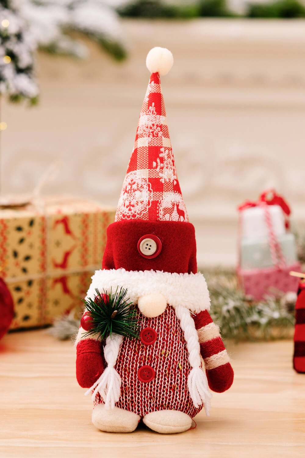 2 - Pack Christmas Pointed Hat Gnomes - Runway Regalia