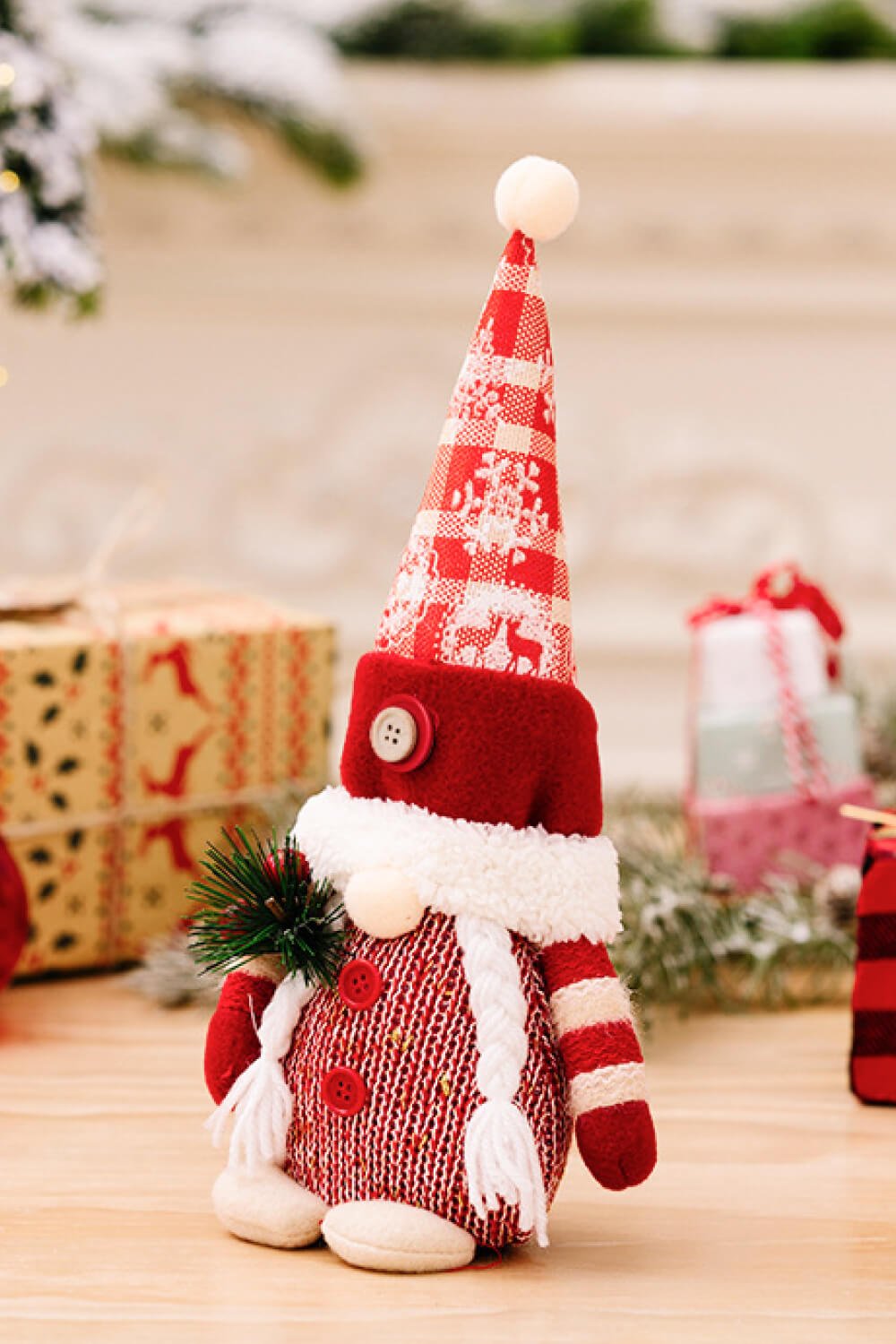 2 - Pack Christmas Pointed Hat Gnomes - Runway Regalia