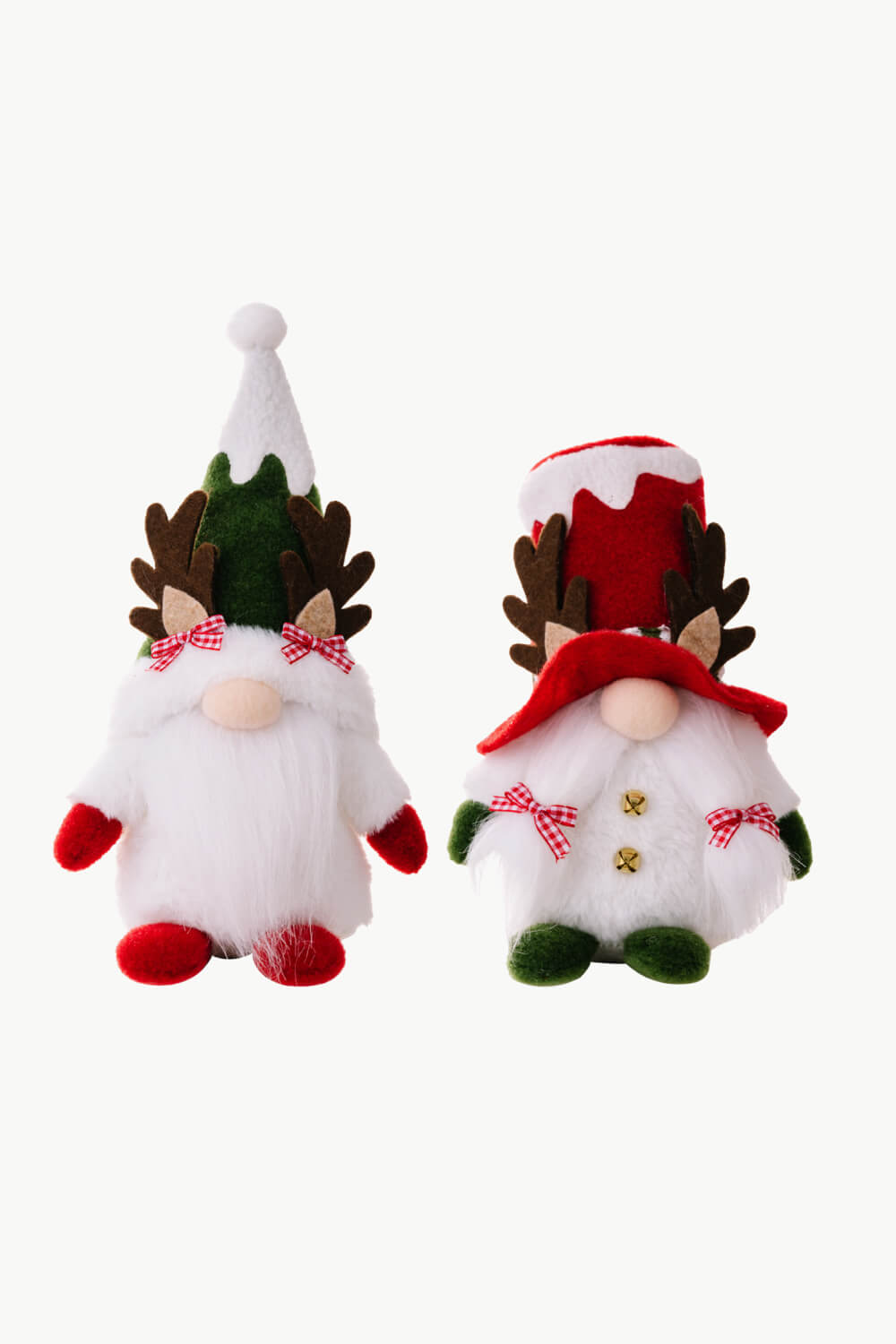 2 - Pack Christmas Reindeer Gnomes - Runway Regalia