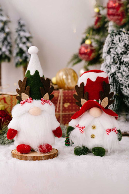 2 - Pack Christmas Reindeer Gnomes - Runway Regalia