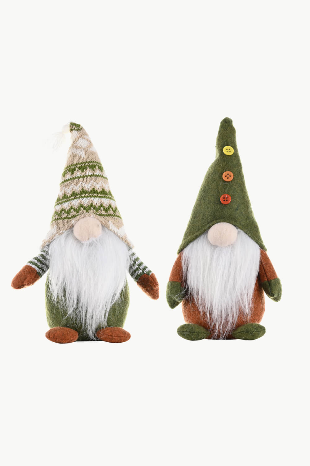 2 - Pack Christmas Short Leg Faceless Gnomes - Runway Regalia