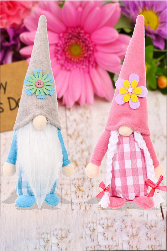 2 - Pack Mother's Day Pointed Hat Faceless Gnomes - Runway Regalia