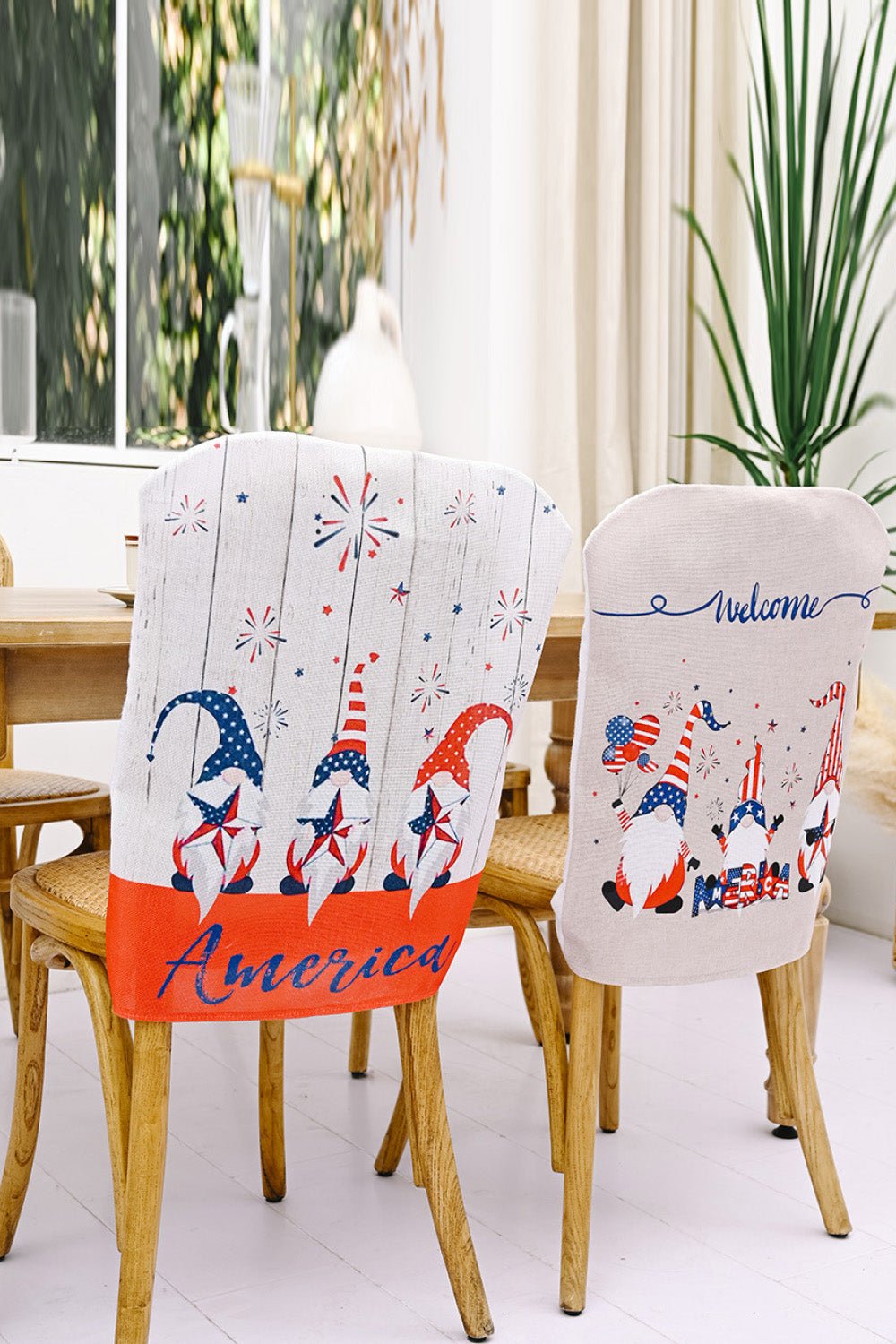 2 - Piece Independence Day Chair Covers - Runway Regalia