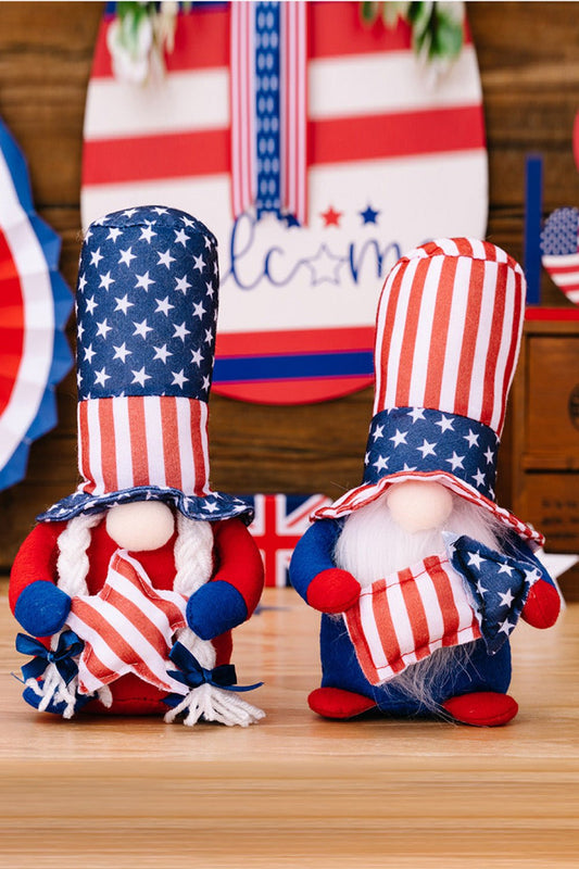 2 - Piece Independence Day Decor Gnomes - Runway Regalia