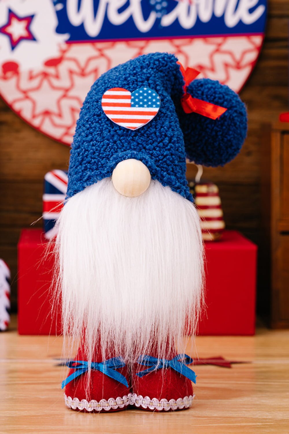 2 - Piece Independence Day Knit Beard Gnomes - Runway Regalia