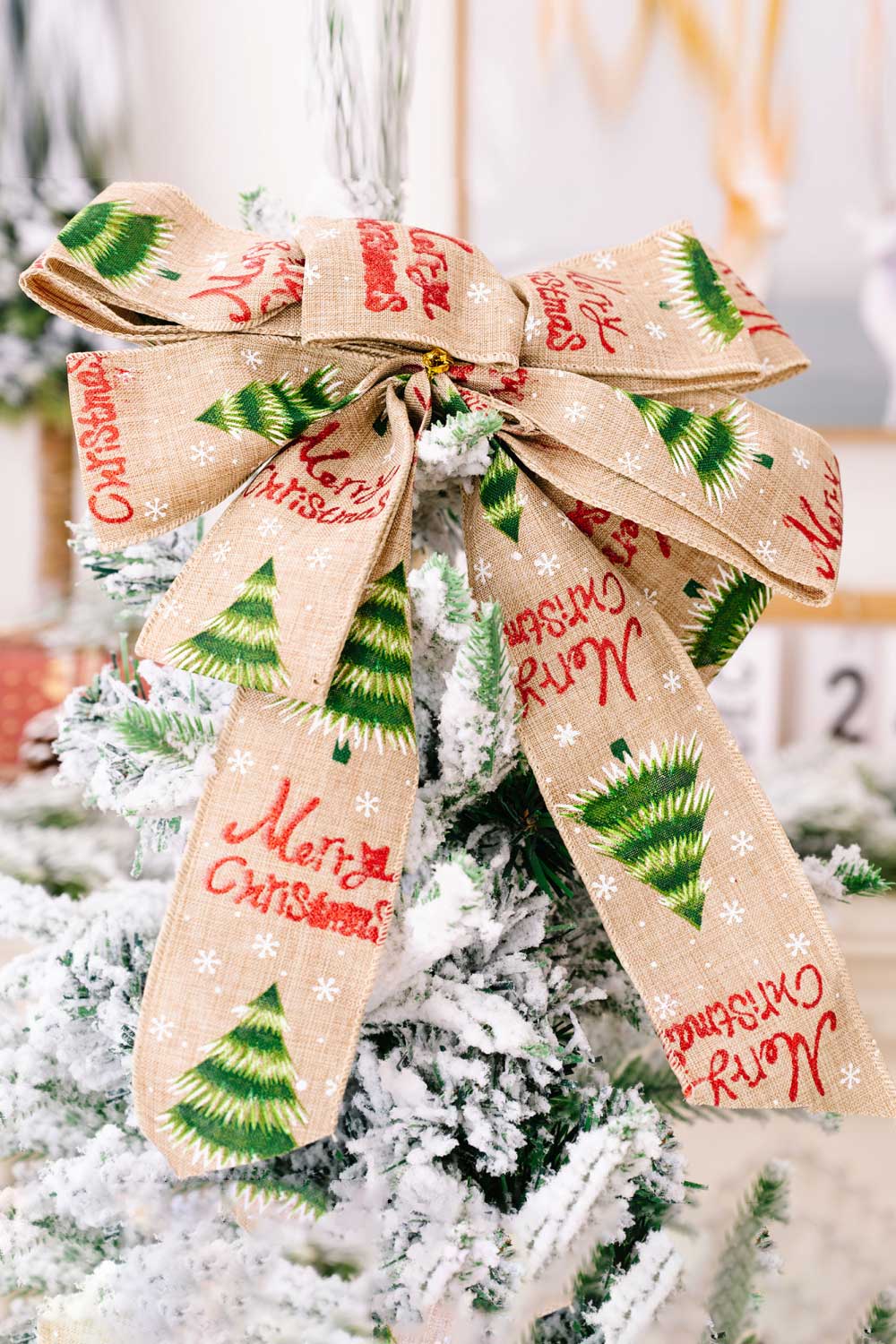 3 - Pack Christmas Bow Ornaments - Runway Regalia