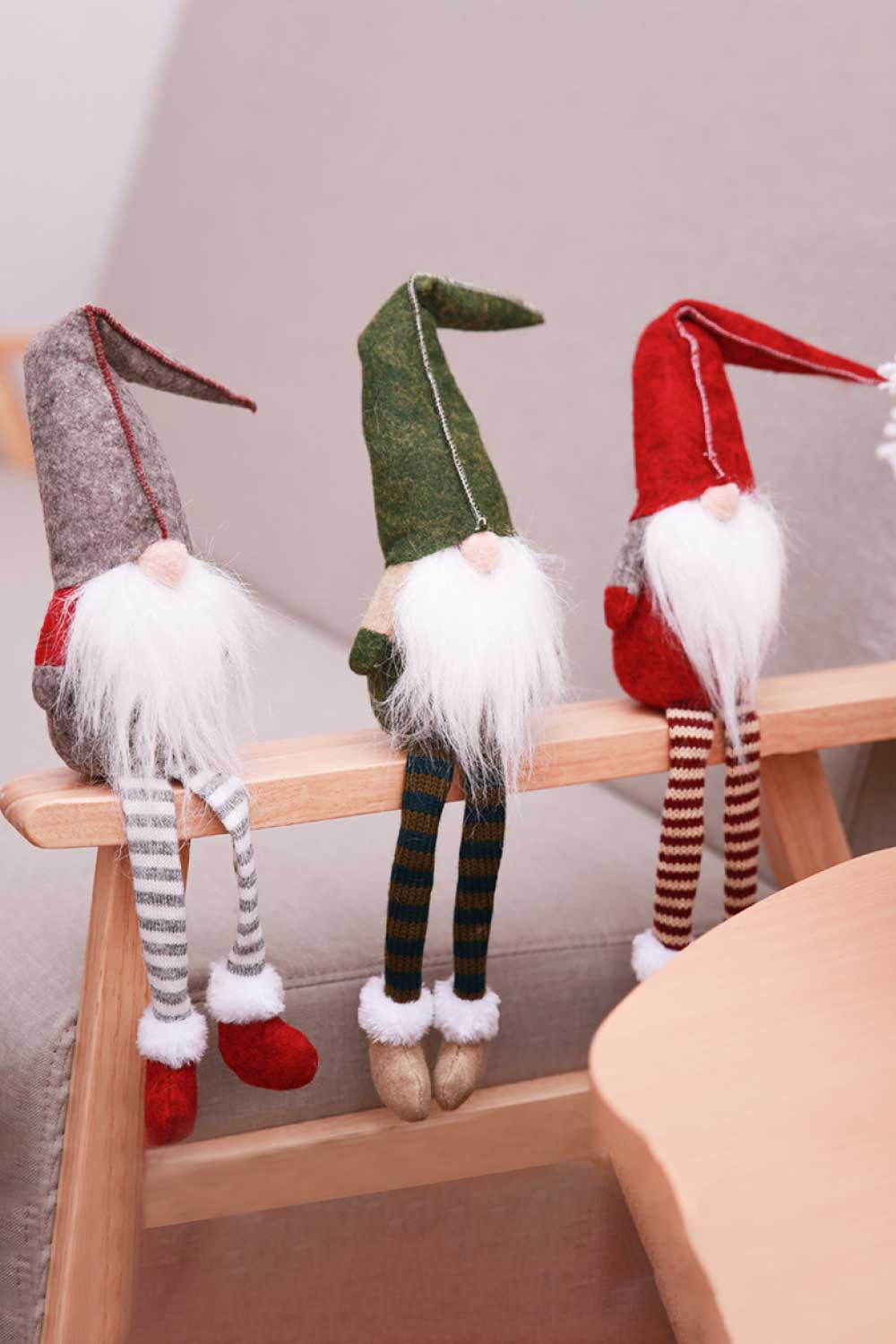 3 - Pack Christmas Long Leg Faceless Gnomes - Runway Regalia