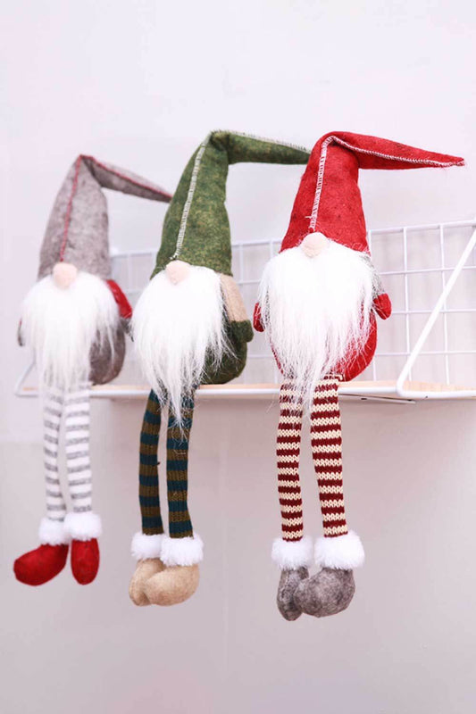 3 - Pack Christmas Long Leg Faceless Gnomes - Runway Regalia