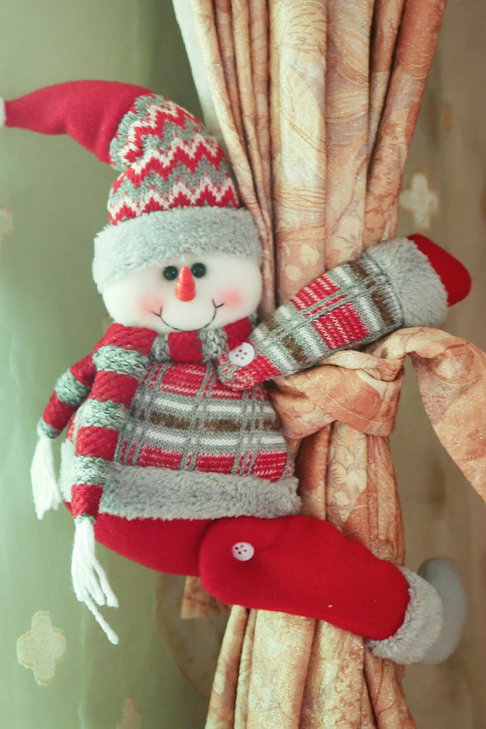 3 - Pack Christmas Santa Curtain Tieback - Runway Regalia