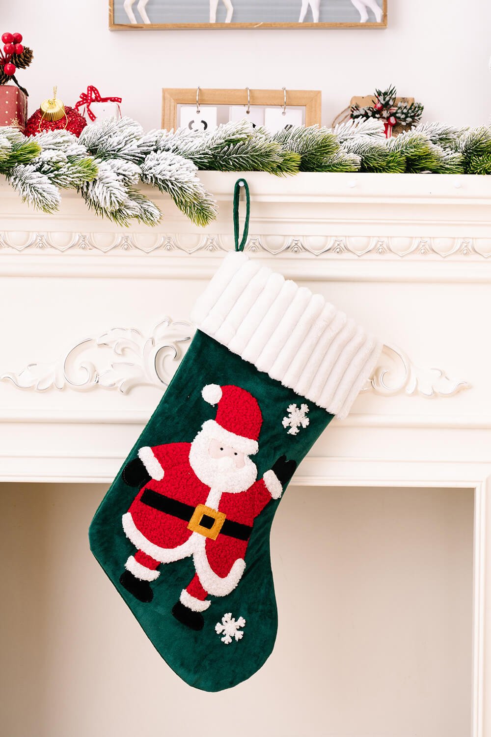 3 - Pack Christmas Stocking Ornaments - Runway Regalia