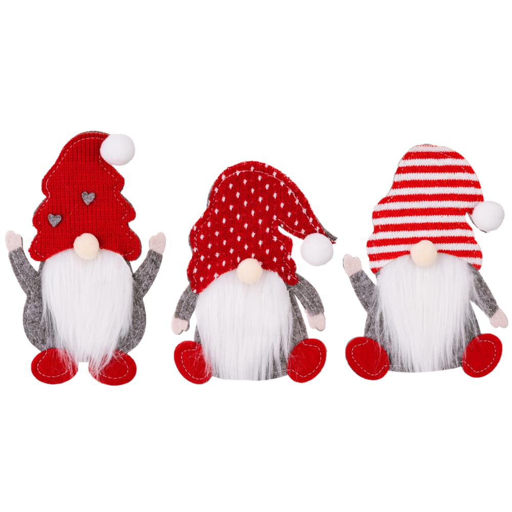 3 - Piece Faceless Gnome Cutlery Holders - Runway Regalia