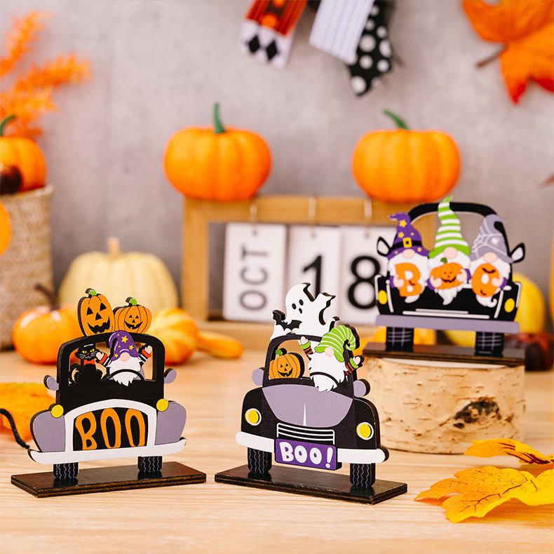 3 - Piece Halloween Element Car - Shape Ornaments - Runway Regalia