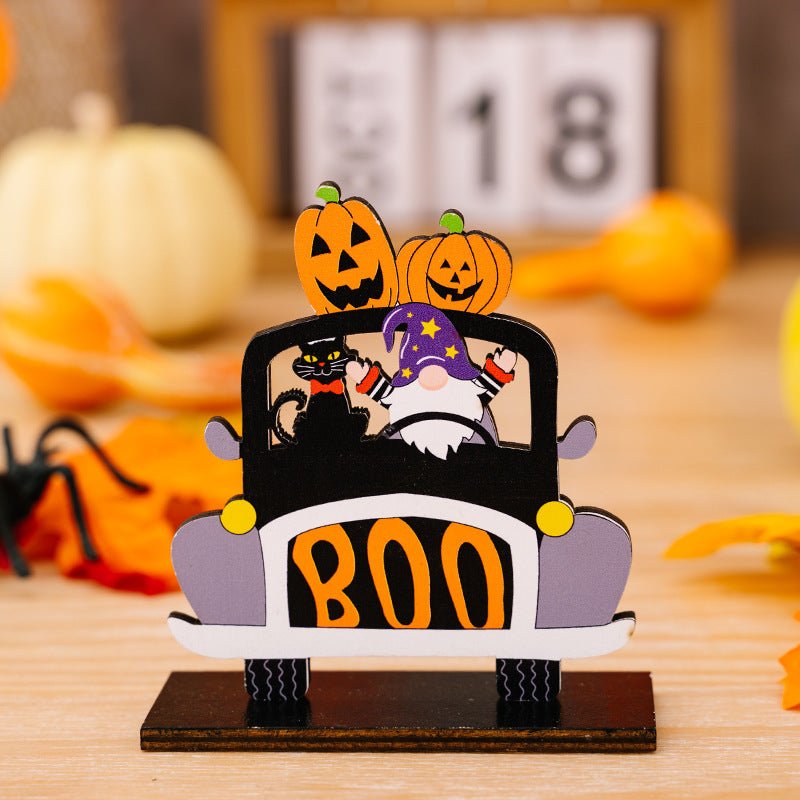 3 - Piece Halloween Element Car - Shape Ornaments - Runway Regalia