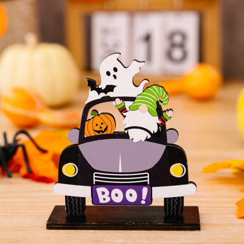 3 - Piece Halloween Element Car - Shape Ornaments - Runway Regalia