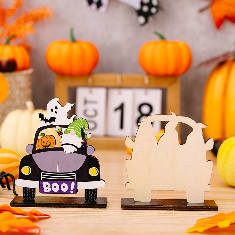 3 - Piece Halloween Element Car - Shape Ornaments - Runway Regalia