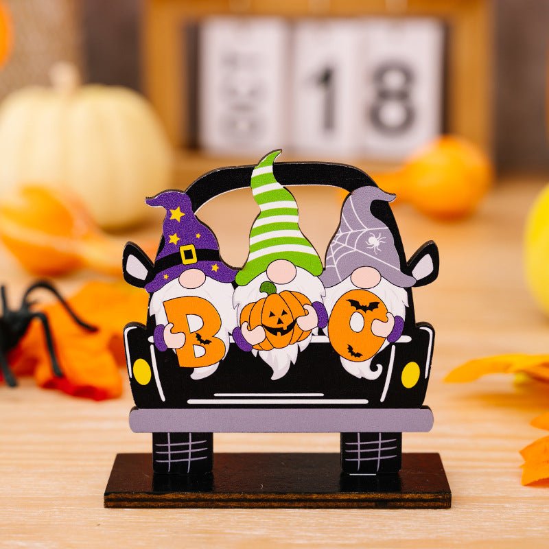 3 - Piece Halloween Element Car - Shape Ornaments - Runway Regalia