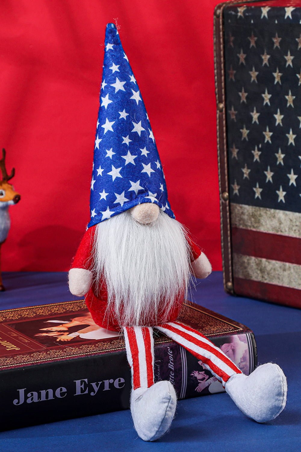 3 - Piece Independence Day Pointed Hat Gnomes - Runway Regalia