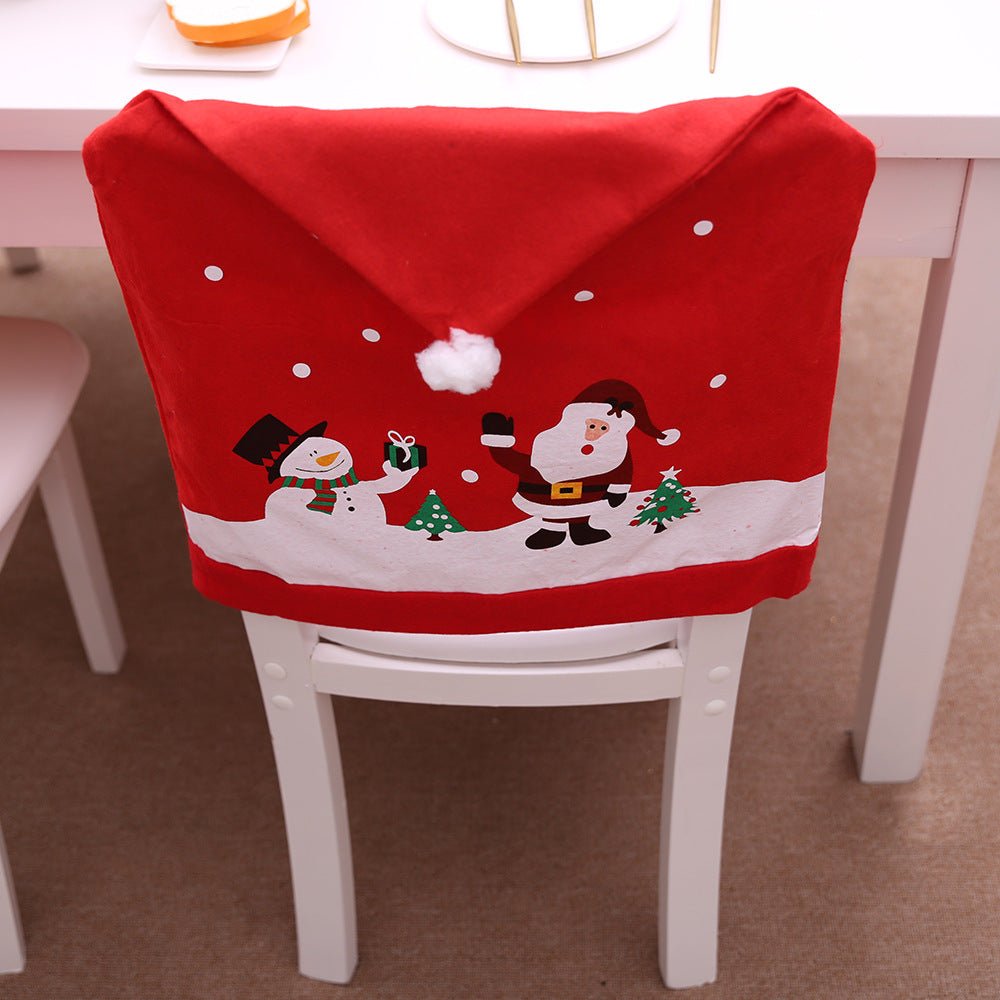 4 - Pack Christmas Element Chair Cover - Runway Regalia