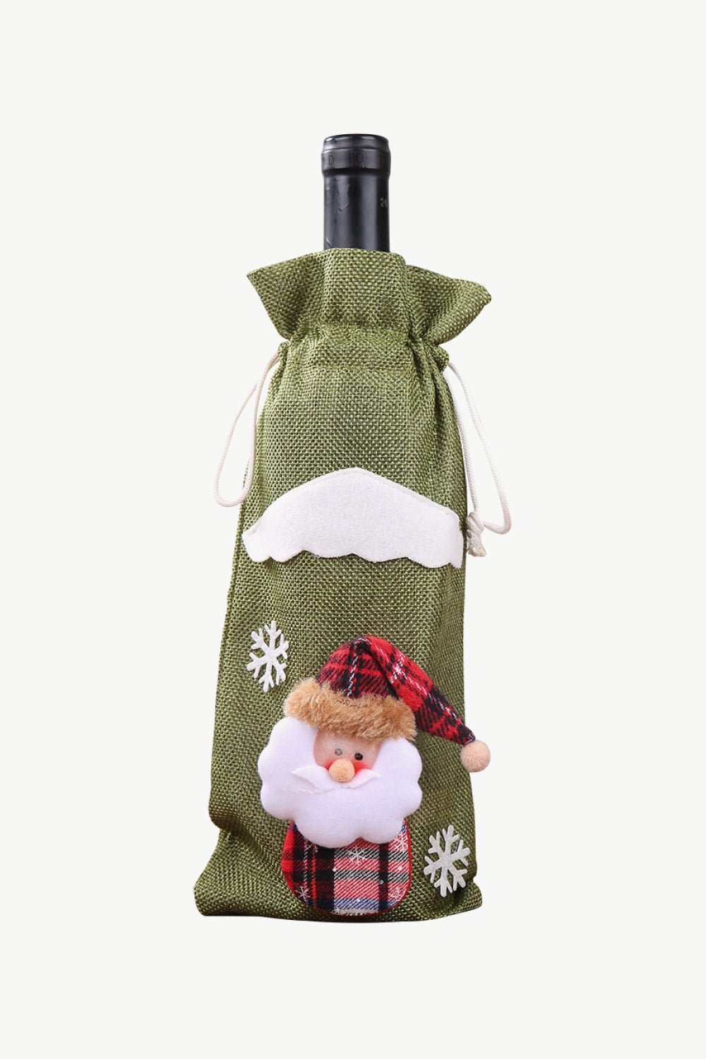 4 - Pack Christmas Gnome Bottle Cover - Runway Regalia