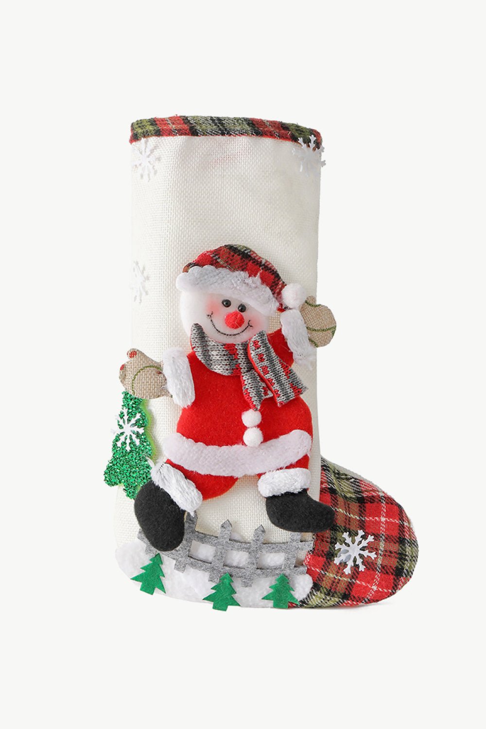 4 - Pack Plaid Christmas Stockings - Runway Regalia