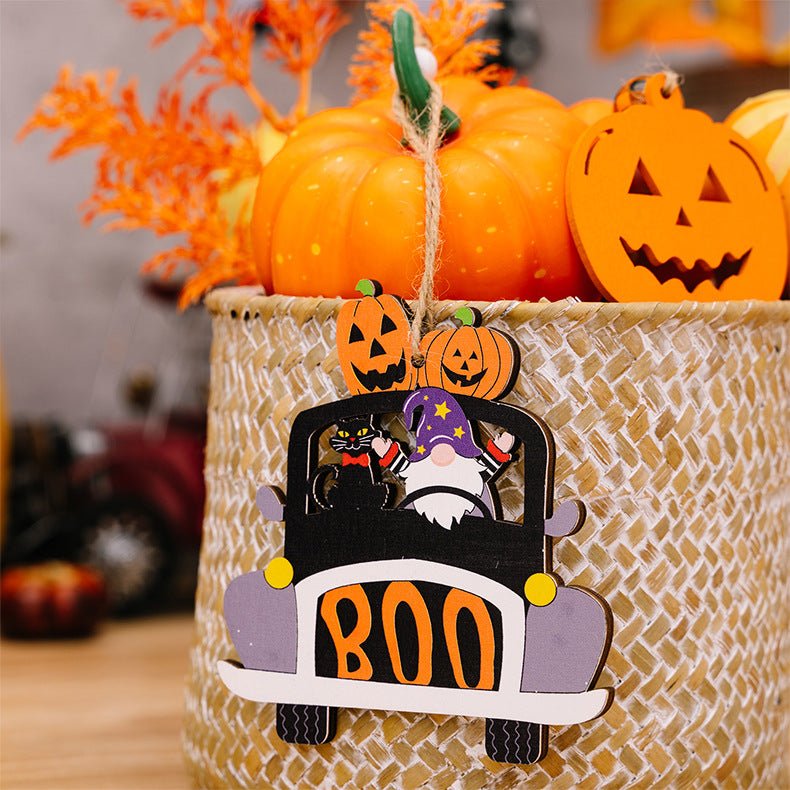 4 - Piece Halloween Element Car - Shape Hanging Widgets - Runway Regalia