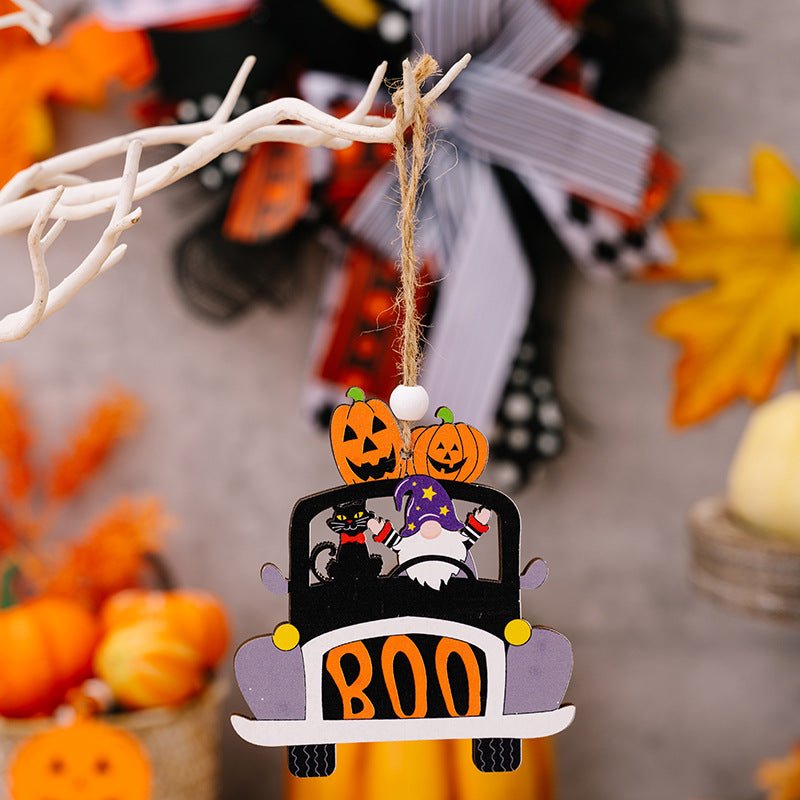 4 - Piece Halloween Element Car - Shape Hanging Widgets - Runway Regalia