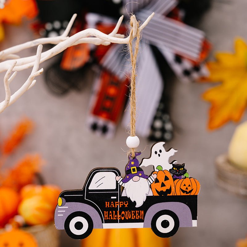 4 - Piece Halloween Element Car - Shape Hanging Widgets - Runway Regalia