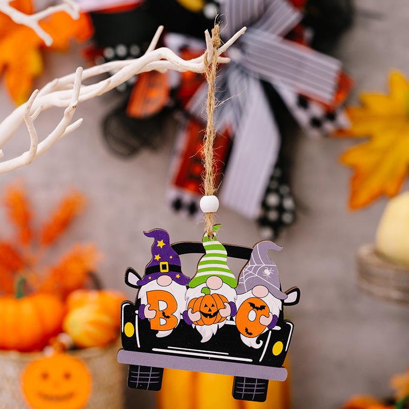 4 - Piece Halloween Element Car - Shape Hanging Widgets - Runway Regalia