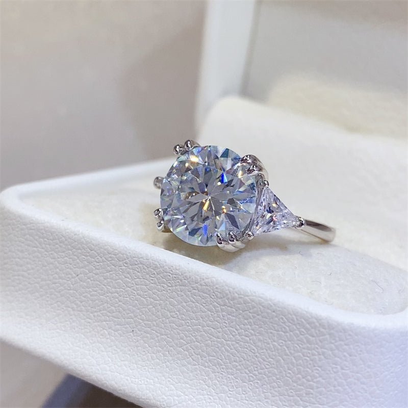 5 Carat Moissanite 925 Sterling Silver Ring - Runway Regalia