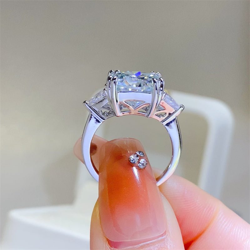 5 Carat Moissanite 925 Sterling Silver Ring - Runway Regalia