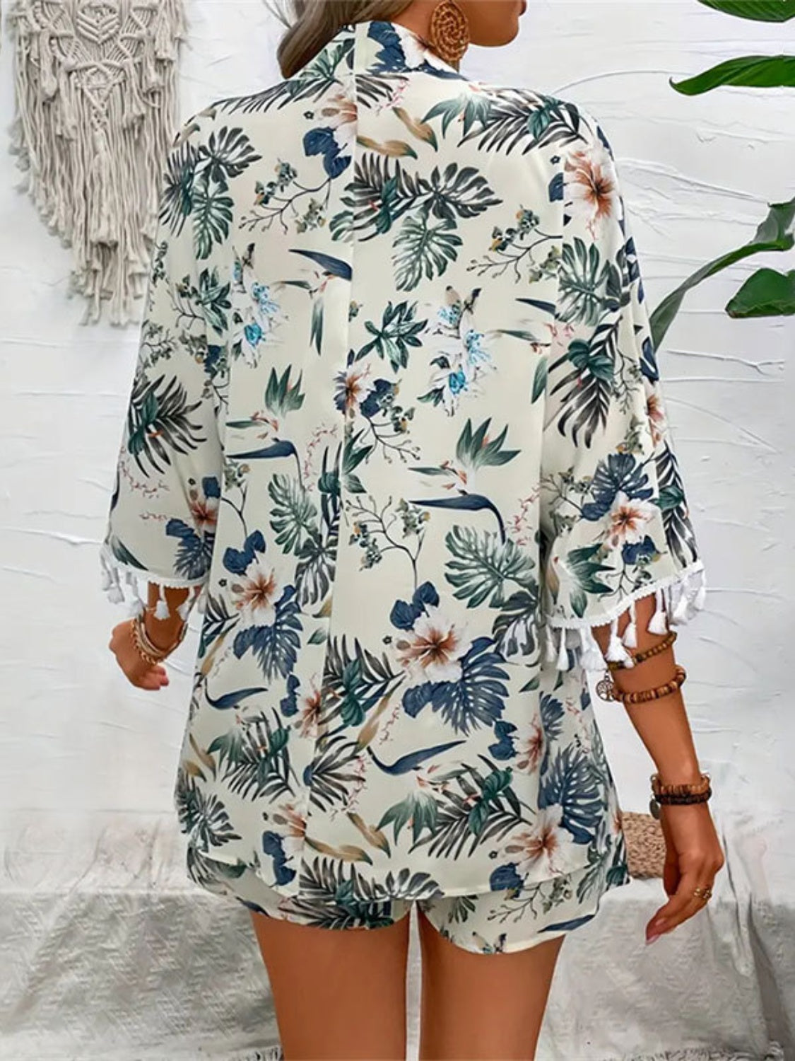 Printed Half Sleeve Top and Shorts Set