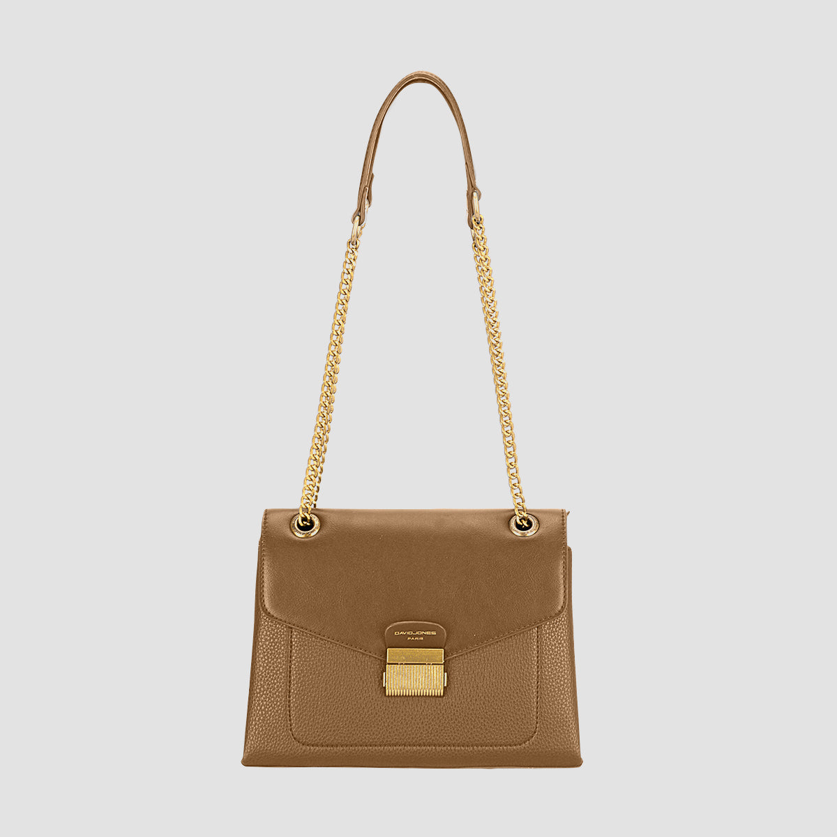 Bolso de hombro con asa de cadena de David Jones