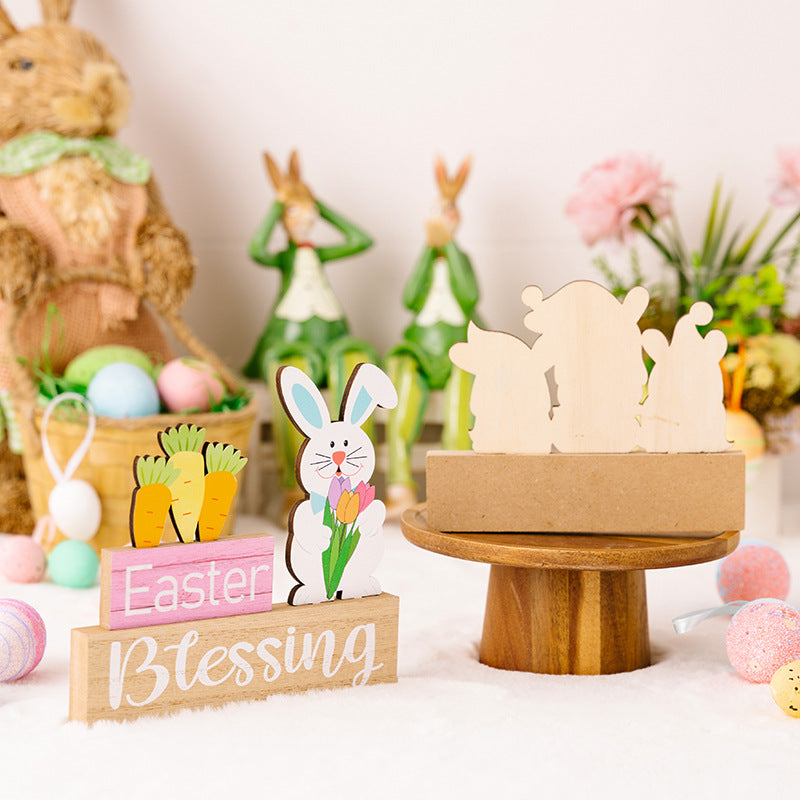 Easter Element Wooden Ornament