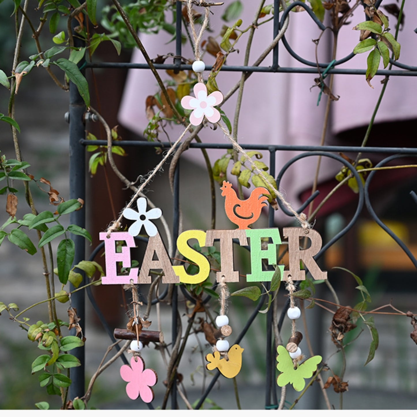 Easter Wooden Hanging Widget