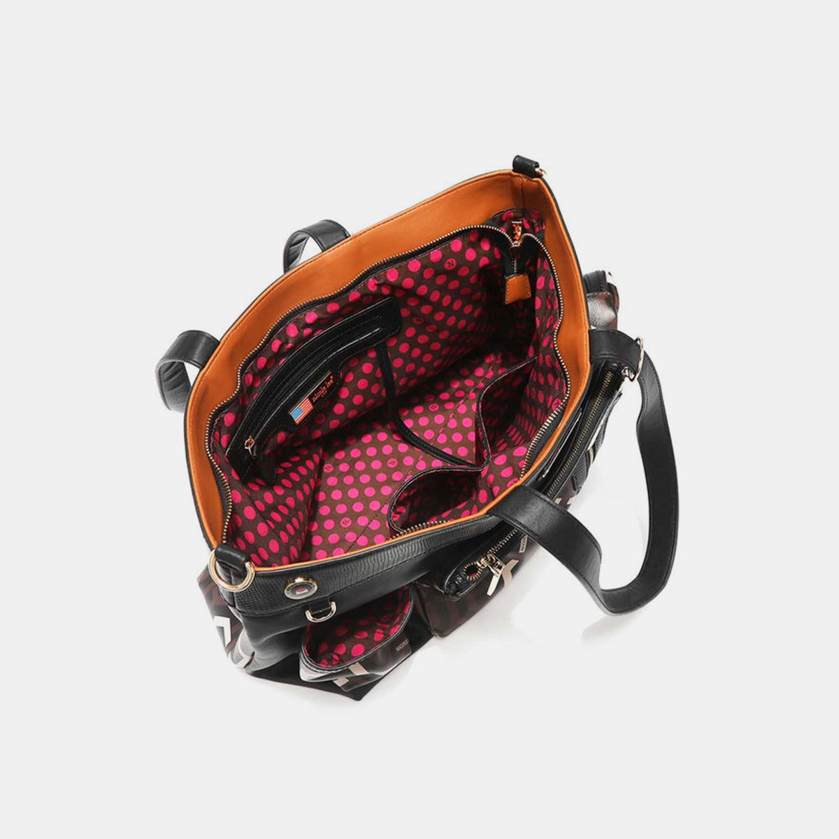 Bolso grande con estampado geométrico de Nicole Lee USA