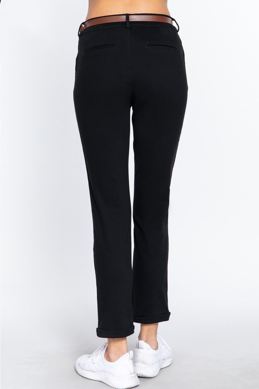 ACTIVE BASIC Cotton - Span Twill Straight Pants - Runway Regalia