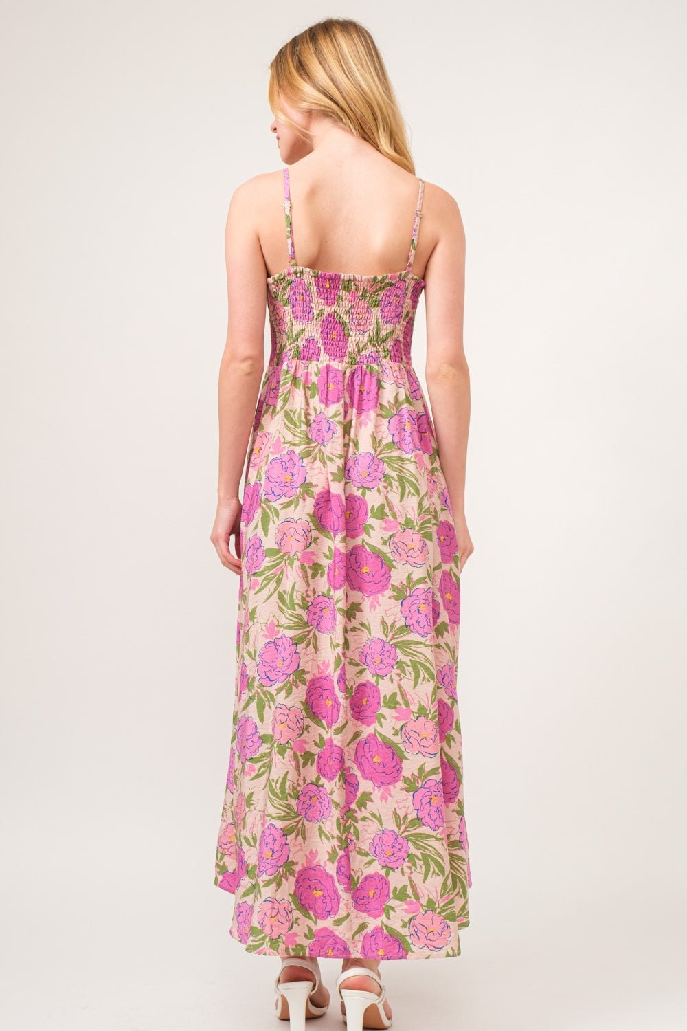 And The Why Floral High - Low Hem Cami Dress - Runway Regalia