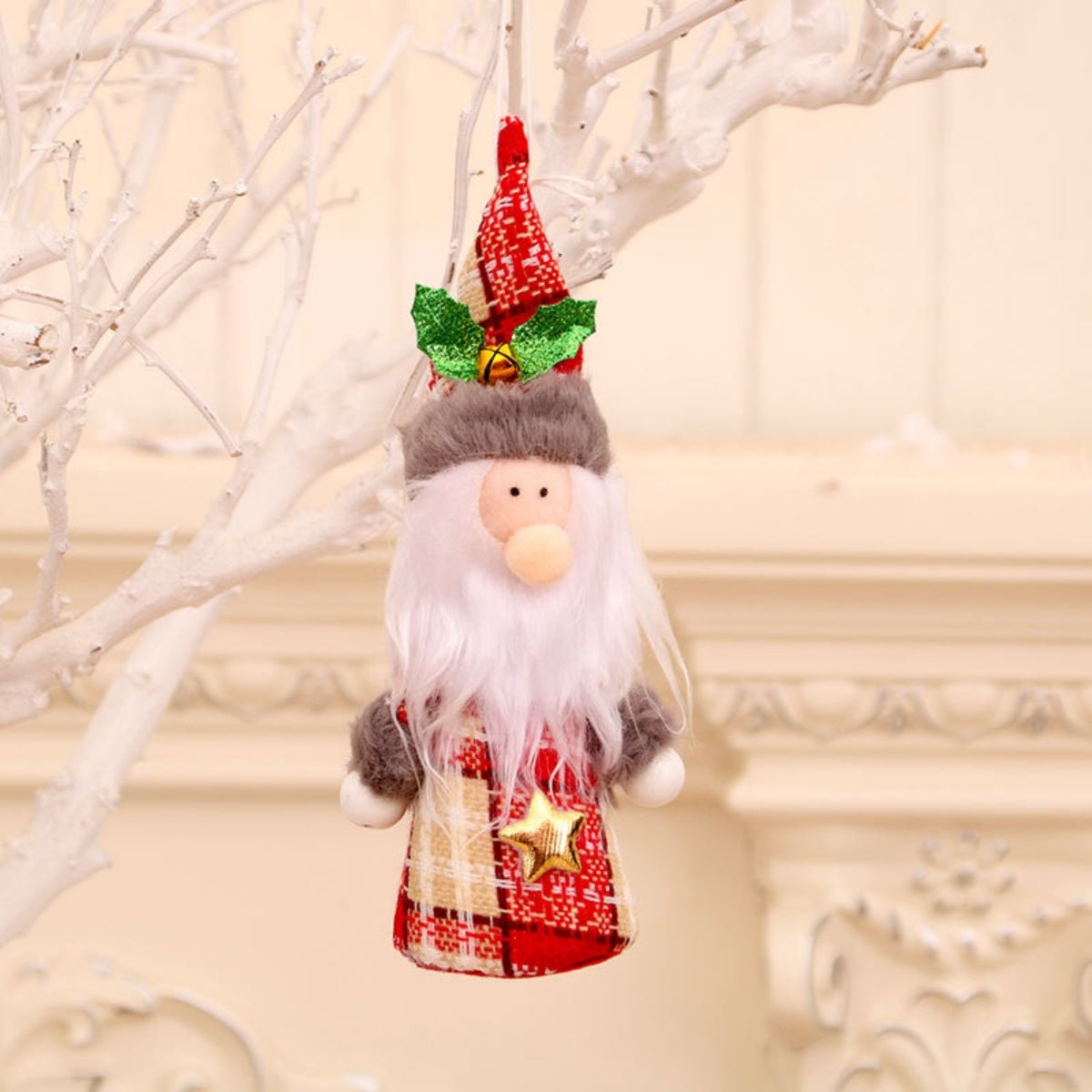 Assorted 2 - Piece Christmas Doll Hanging Widgets - Runway Regalia