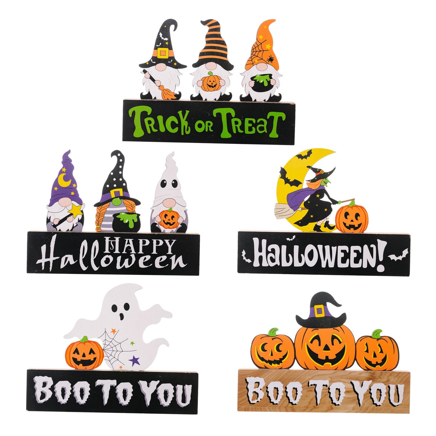 Assorted 2 - Piece Halloween Element Ornaments - Runway Regalia