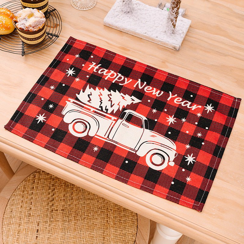 Assorted 2 - Piece Plaid Placemats - Runway Regalia