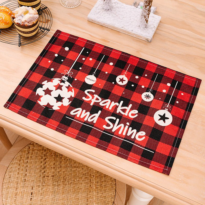 Assorted 2 - Piece Plaid Placemats - Runway Regalia