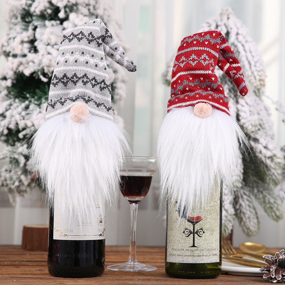 Assorted 2 - Piece Wine Bottle Covers - Runway Regalia