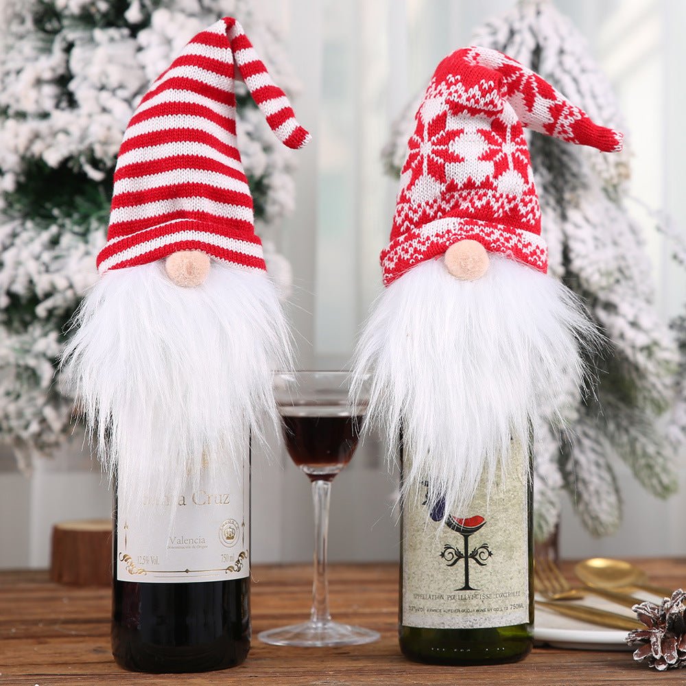 Assorted 2 - Piece Wine Bottle Covers - Runway Regalia