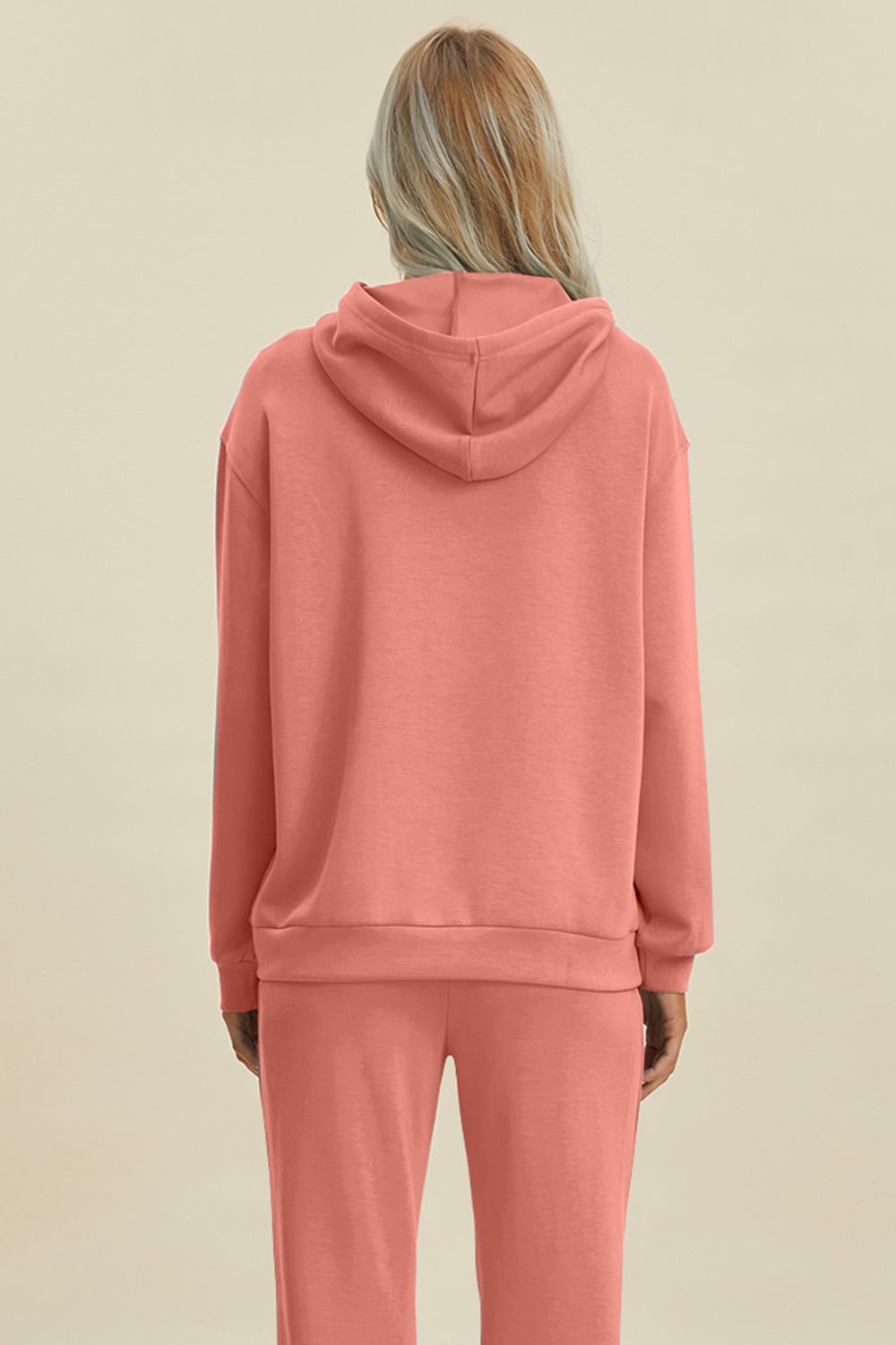 Basic Bae Full Size Air Scuba Drawstring Long Sleeve Hoodie with Kangaroo Pocket - Runway Regalia