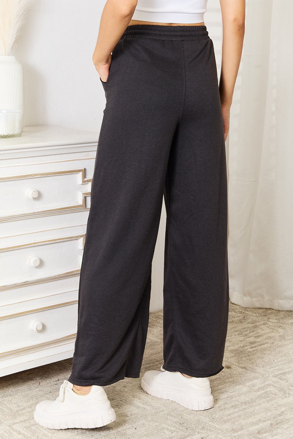 Basic Bae Wide Leg Pocketed Pants - Runway Regalia