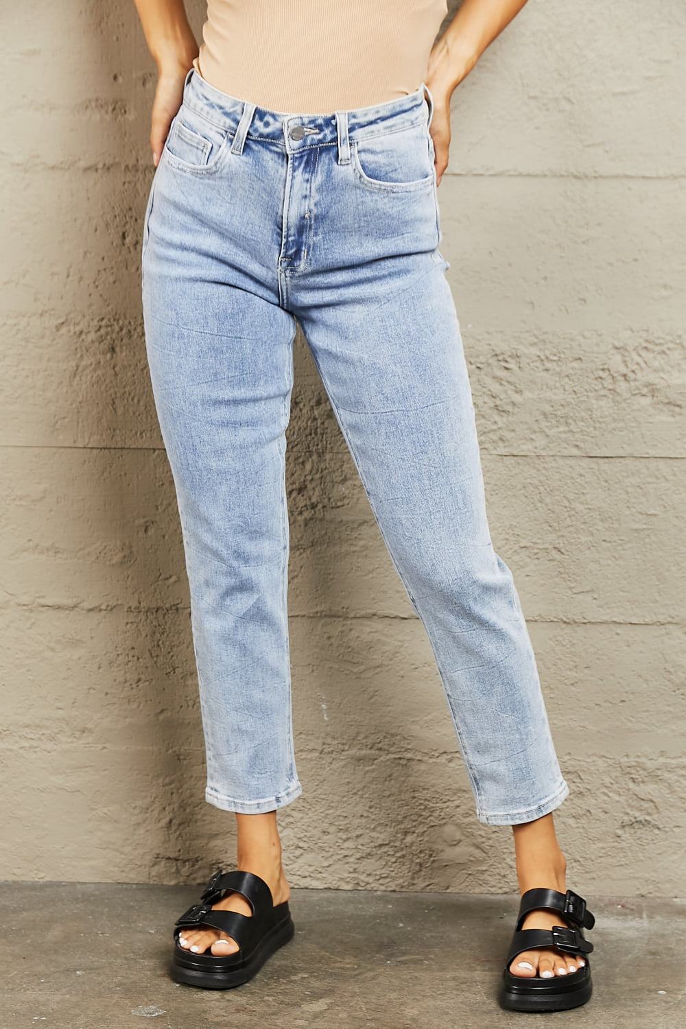 BAYEAS High Waisted Skinny Jeans - Runway Regalia